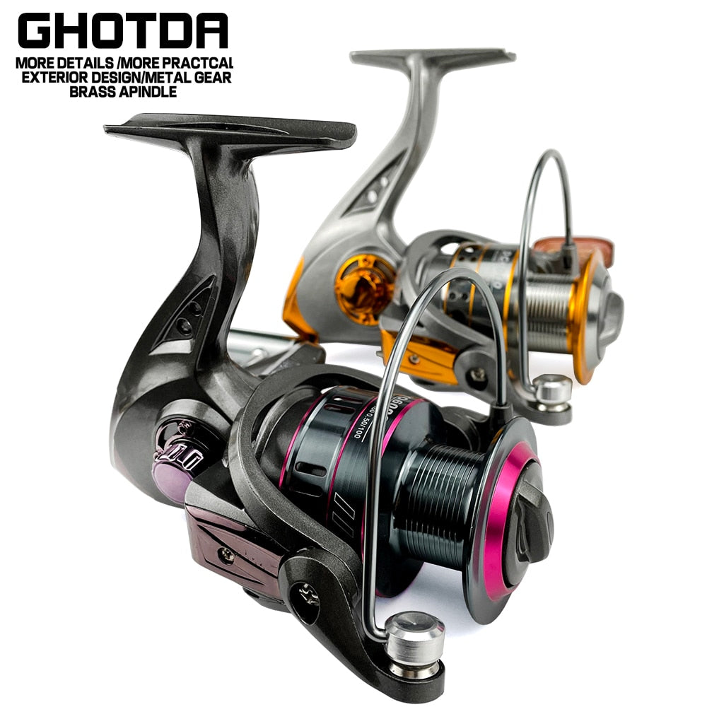 GHOTDA Fishing Reel Spinning 1000-7000 Series – straightlineplus