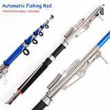 Automatic Fishing Rod Telescopic