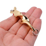 1PCS Gold Silver Rotating Metal Spinner Lure