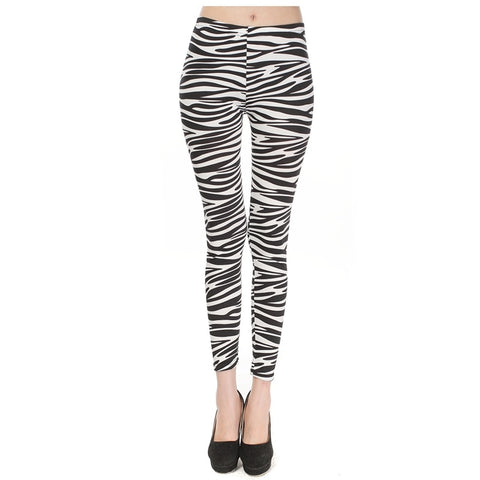 Trending Zebra Striped Leggings